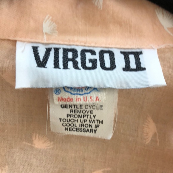 Vintage Virgo II Peach Belted Dress - Picture 2 of 10